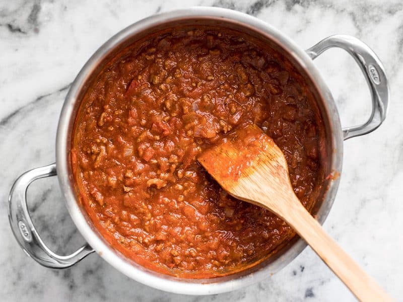 Simmered Meat Sauce